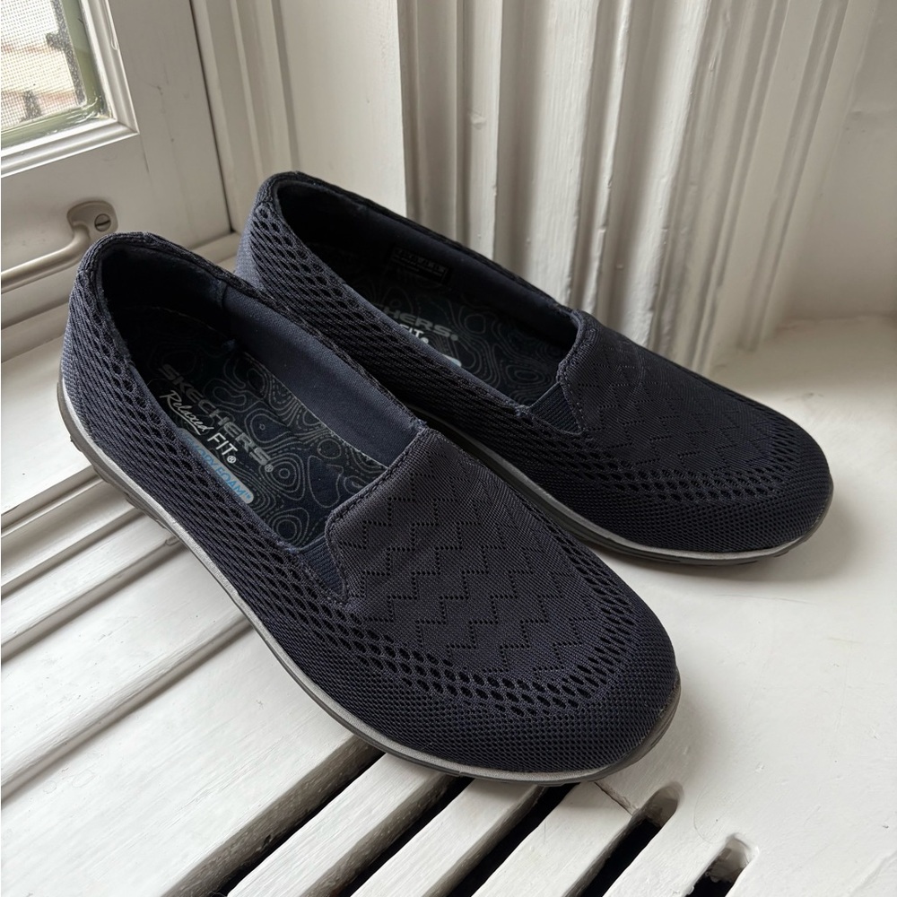 Skechers Memory Foam Navy Blue Size 7
